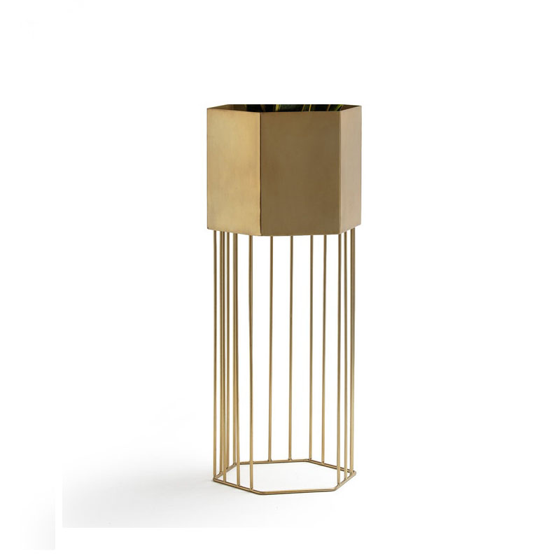 Ваза Vase On A Metal Stand Brass Латунь в Уфе | Loft Concept 