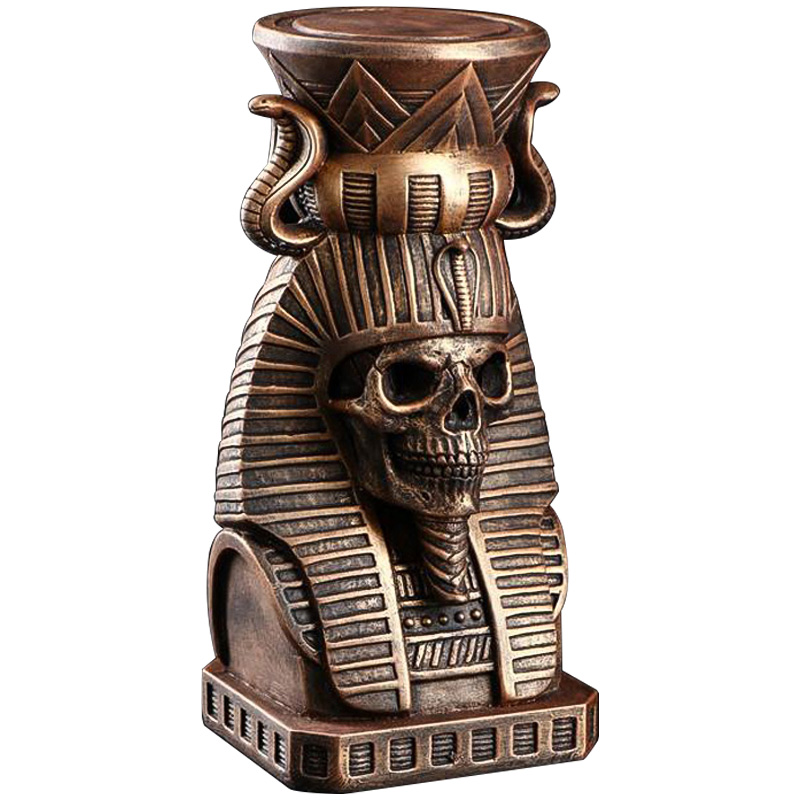 Подсвечник Pharaoh Skull Медь в Уфе | Loft Concept 