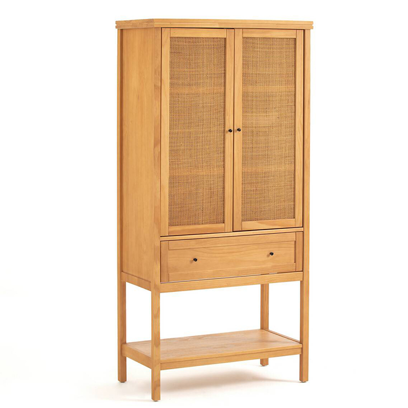 Шкаф Niels Wicker Cupboard 2 Doors Светлый дуб в Уфе | Loft Concept 