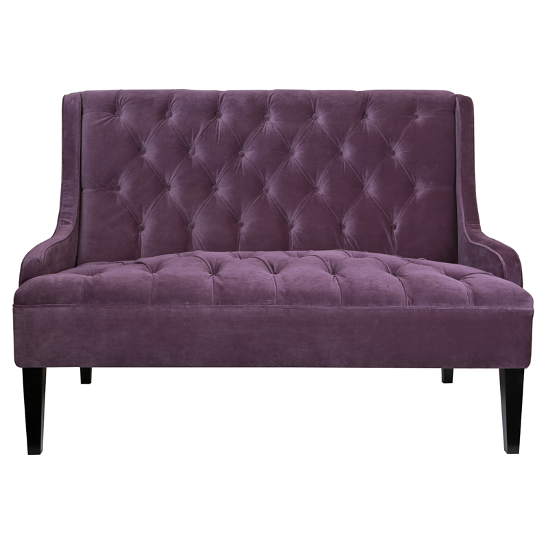 Диван Folket Sofa velour violet Фиолетовый в Уфе | Loft Concept 