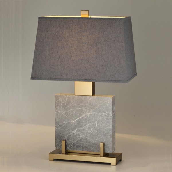 Настольная лампа Table lamp marble Grey Серый в Уфе | Loft Concept 