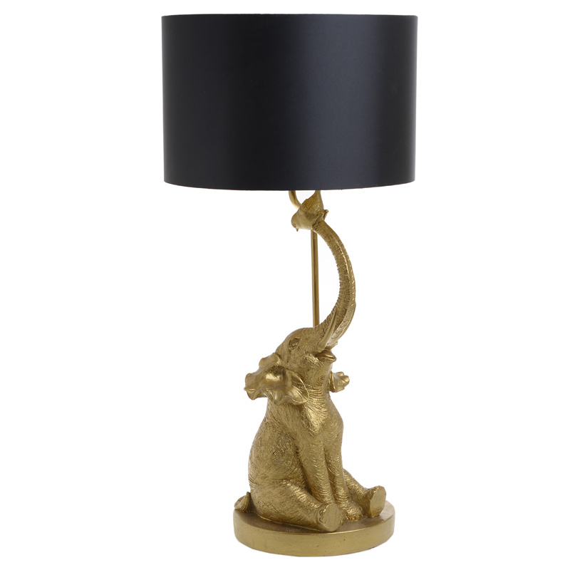 Настольная лампа Cheerful Elephant Table lamp Золотой Черный в Уфе | Loft Concept 