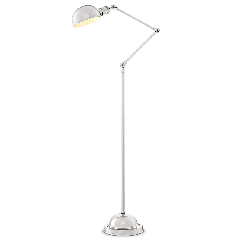 Торшер Eichholtz Floor Lamp Soho Nickel Никель в Уфе | Loft Concept 