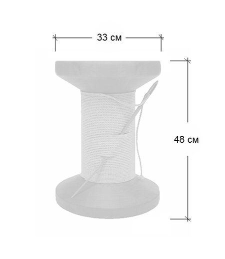 Дизайнерский табурет Thread Reel Wooden Stool в Уфе