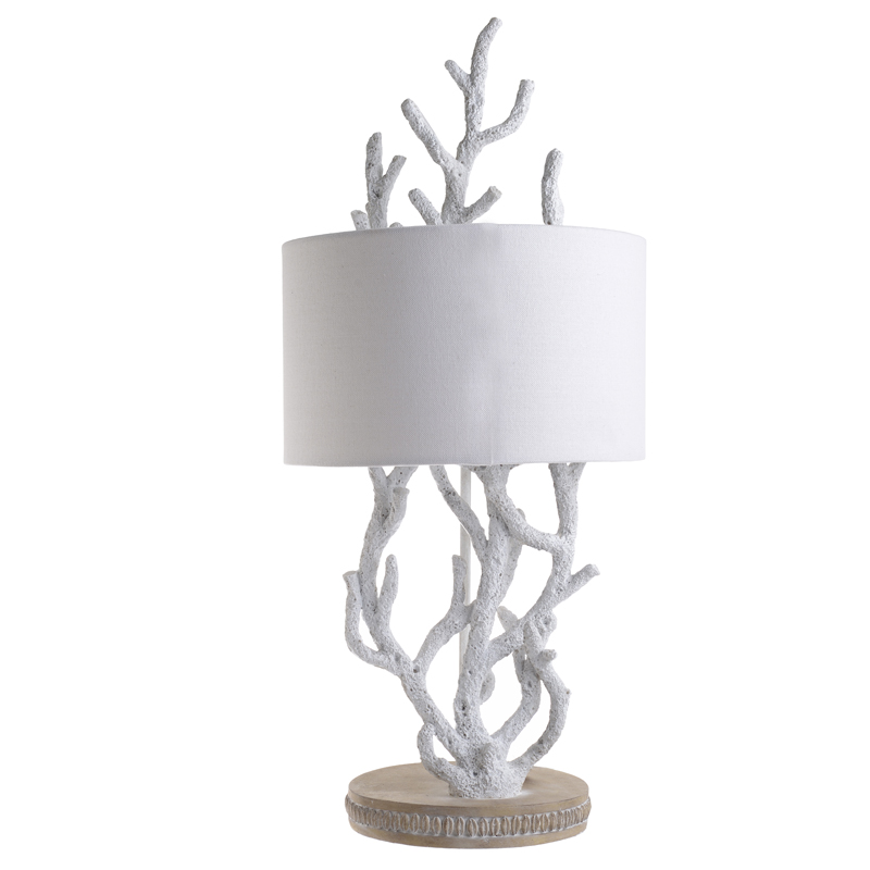 Настольная лампа Coral Decor Table lamp Белый в Уфе | Loft Concept 