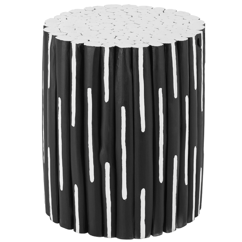 Приставной стол Table Licorice Sticks Black White Черно-белый в Уфе | Loft Concept 