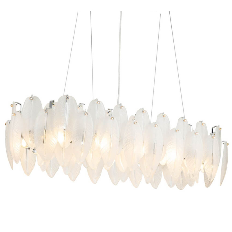 Люстра Bud Petals Chandelier Chrome Line Хром в Уфе | Loft Concept 