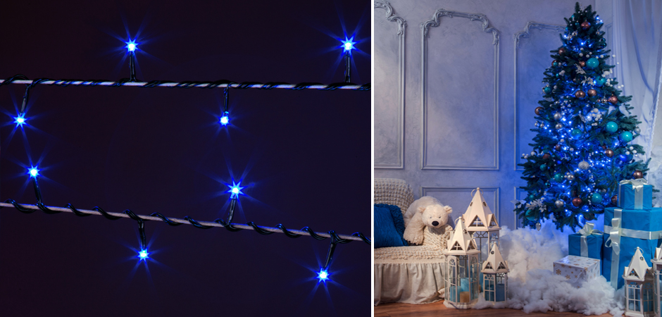 Интерьерная Гирлянда Синие диоды - Loft-Concept в Уфе