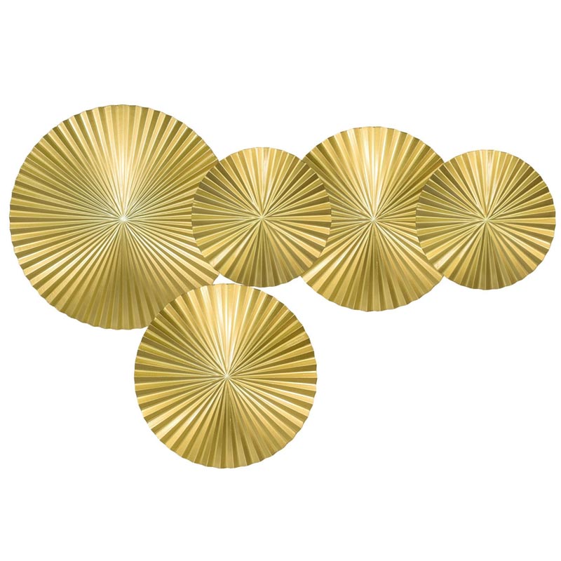 Арт-объект Apollo Gold Wall Plaque Disc 5 Золотой в Уфе | Loft Concept 