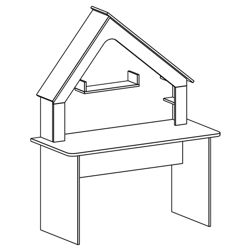 Письменный стол в детскую Tiny Town Desk в Уфе