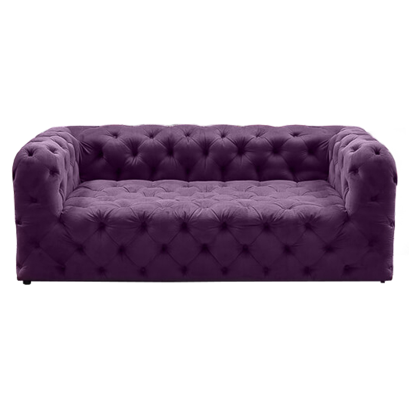 Диван Soho tufted purple velor Фиолетовый в Уфе | Loft Concept 