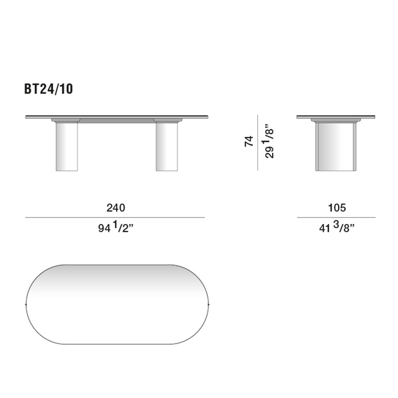 Дизайнерский рабочий стол из металла BLEVIO Table в Уфе