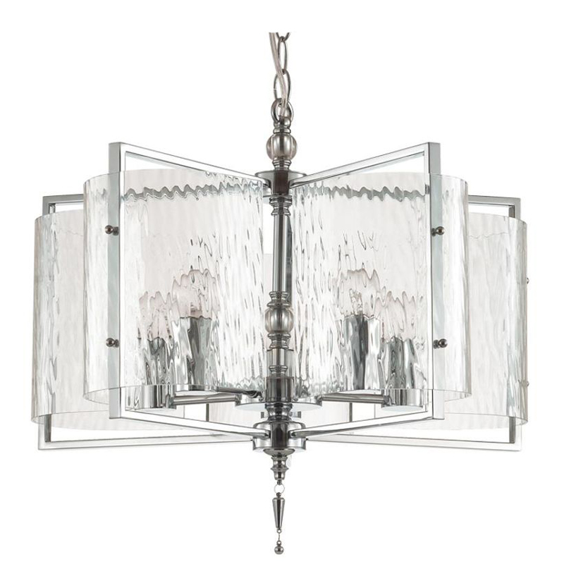 Люстра Karissa Chrome Chandelier 48 Хром Прозрачный (Transparent) в Уфе | Loft Concept 