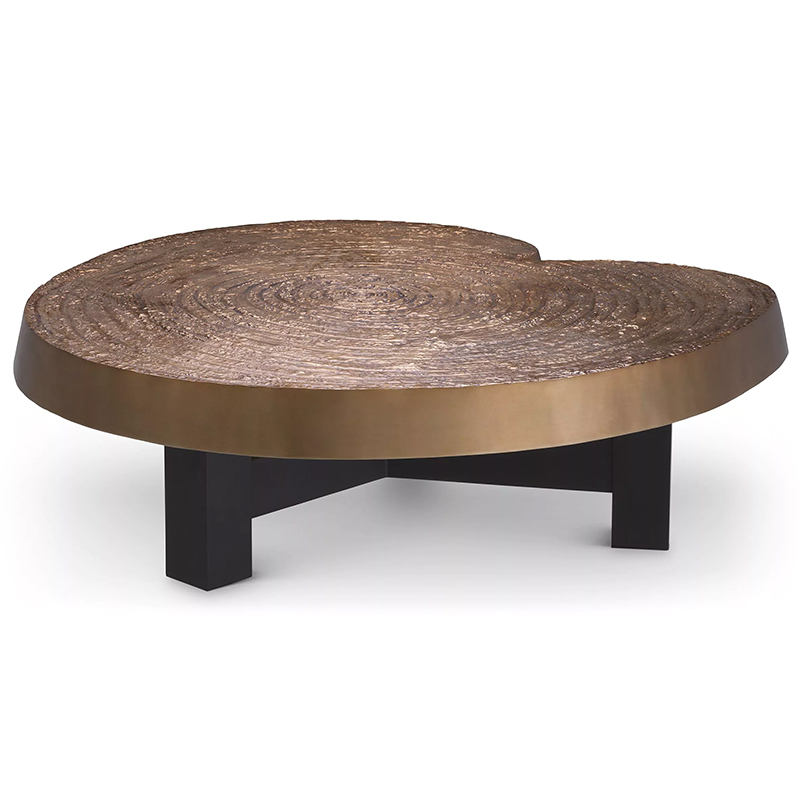 Кофейный стол Eichholtz Coffee Table Anabelle Черный Золотой в Уфе | Loft Concept 