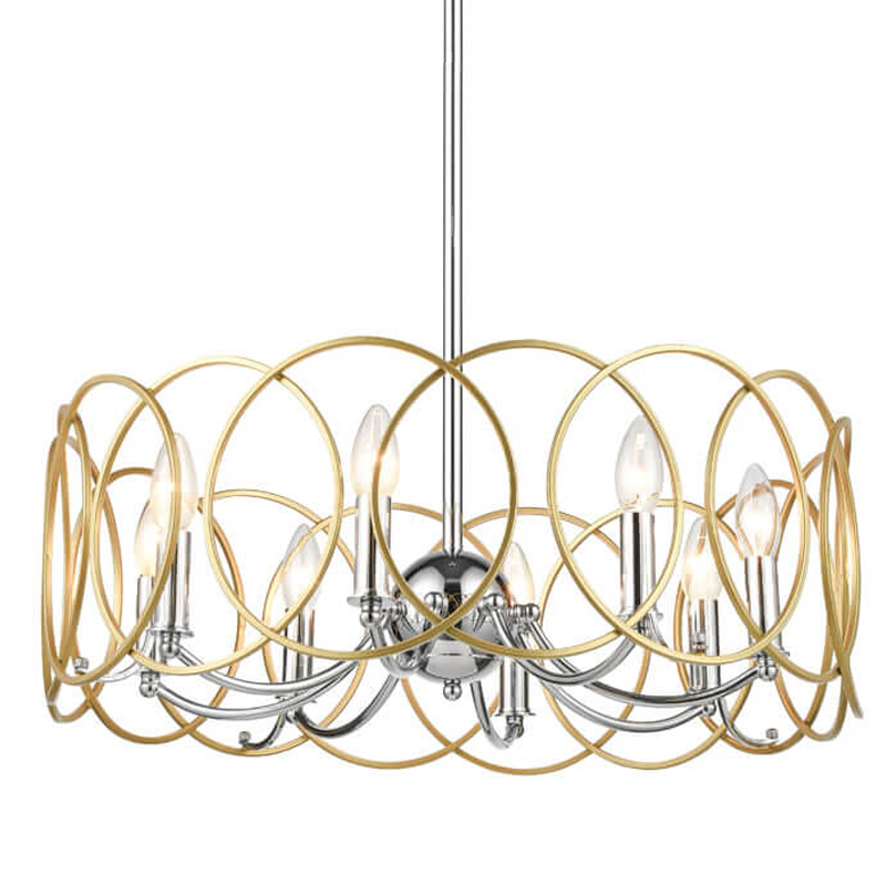 Люстра Jasira Chandelier Хром Золотой в Уфе | Loft Concept 