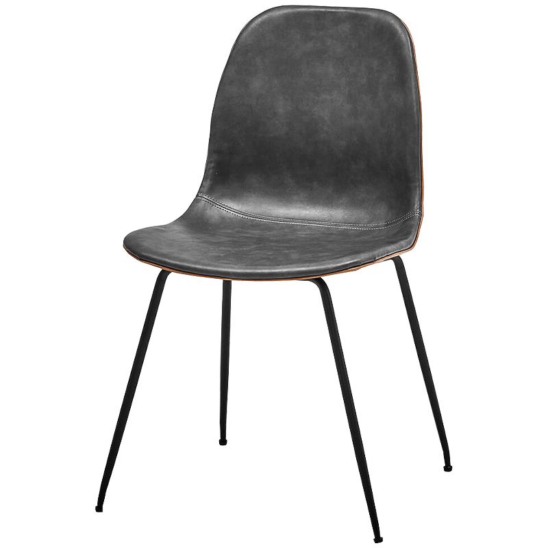 Стул Combi Caramel and Graphite Stool III Черный Карамель Серый в Уфе | Loft Concept 