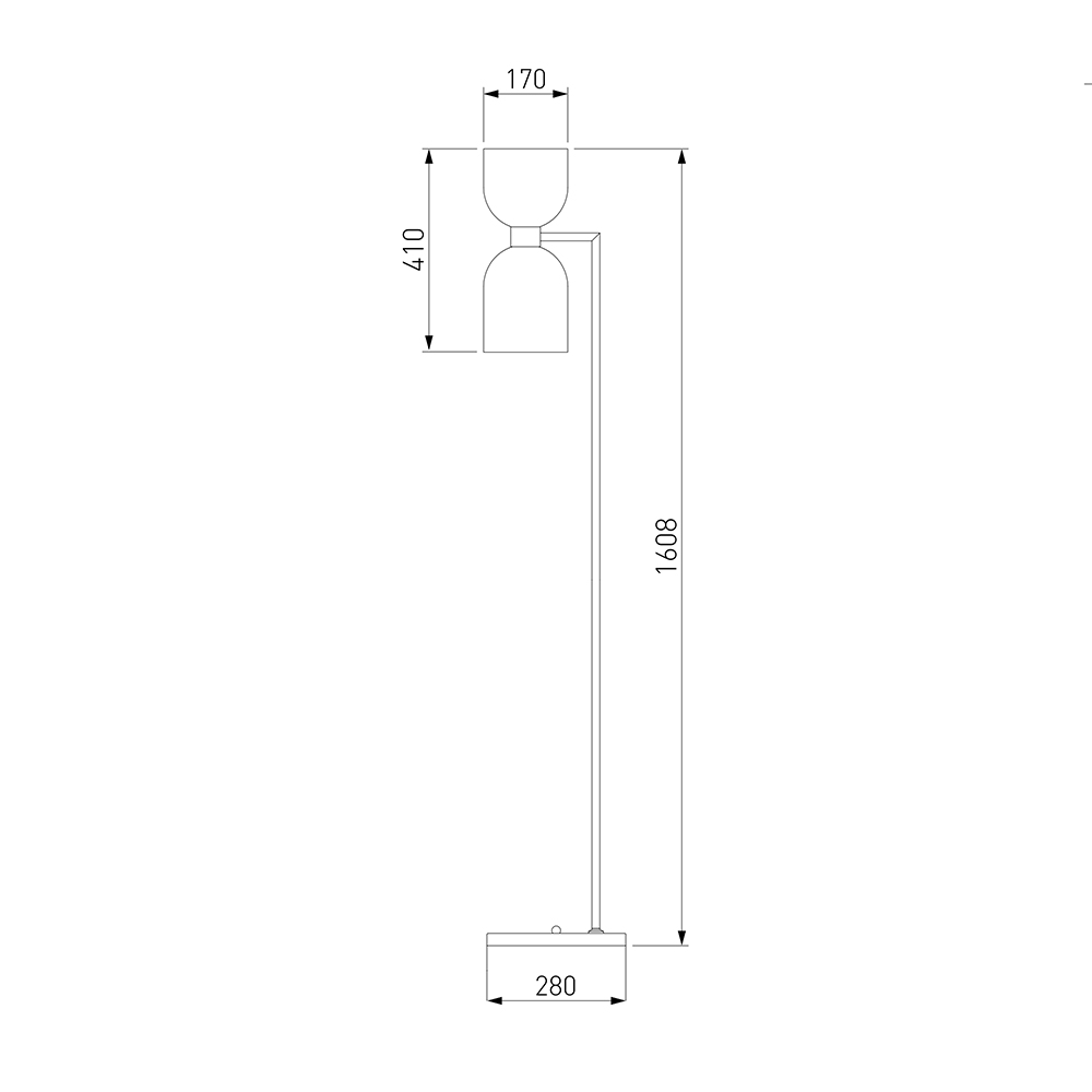 Торшер Light maker studio white and smok в Уфе