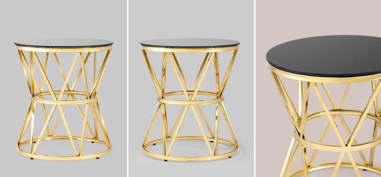 Стол приставной Beranger Collection Gold - фото