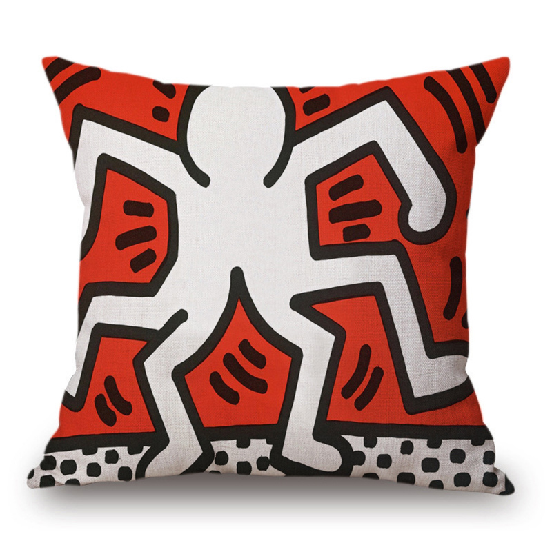 Подушка Keith Haring 2 Мульти в Уфе | Loft Concept 