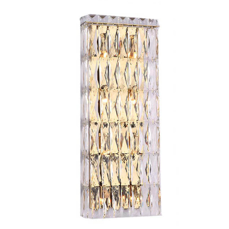 Бра Crystal Regena Gold Wall Lamp 8 Золотой Прозрачный (Transparent) в Уфе | Loft Concept 