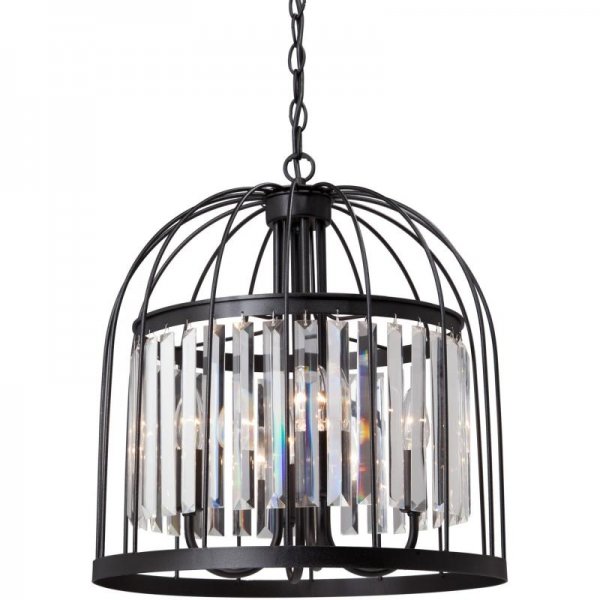 Люстра Birdcage Chandelier Fountain Black  в Уфе | Loft Concept 