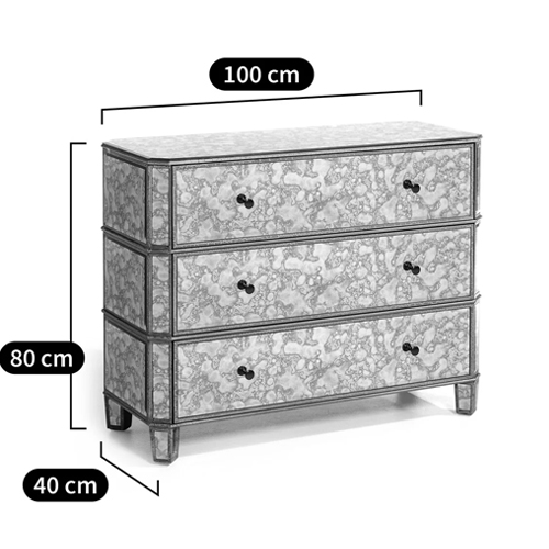 Комод зеркальный Glorious Chest of Drawers в Уфе