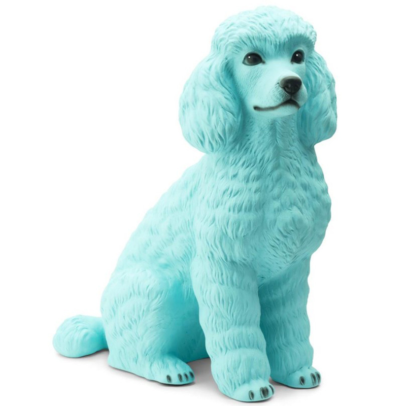 Статуэтка Abhika Poodle Bisc. Turquoise Бирюзовый в Уфе | Loft Concept 