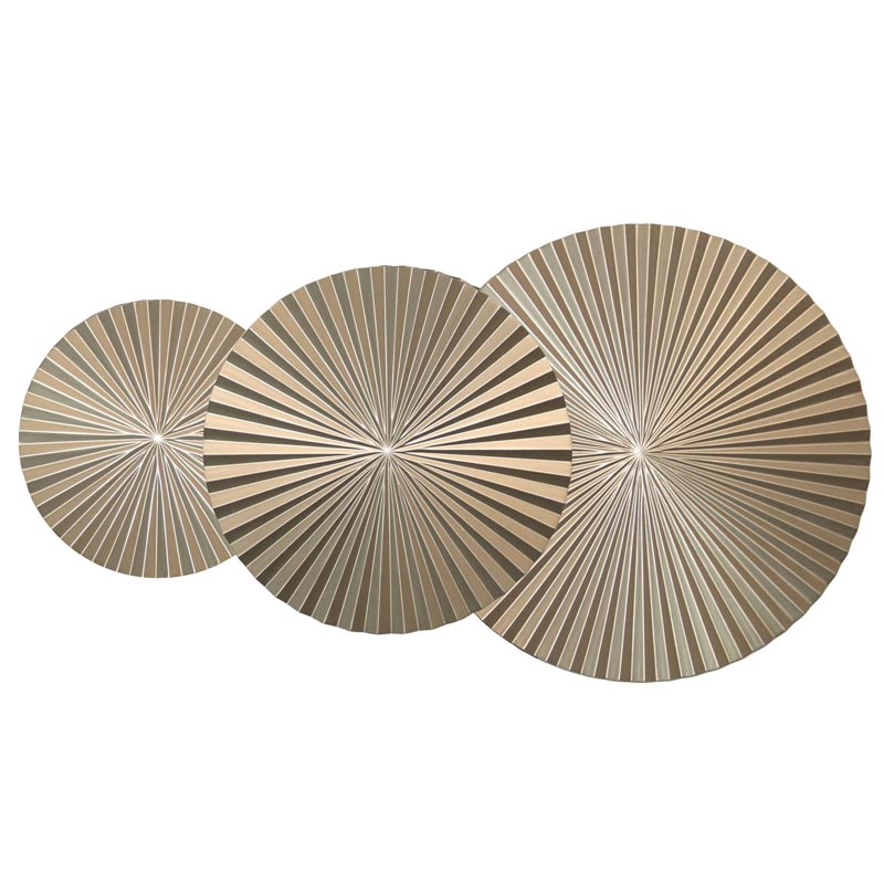 Арт-объект Apollo Champagne Wall Plaque Disc 3 Золотой Шампань в Уфе | Loft Concept 