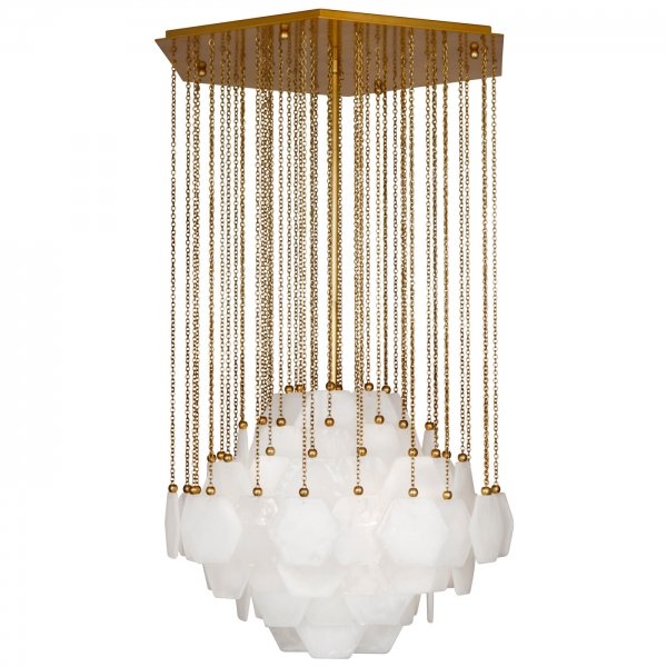 Люстра Jonathan Adler VIENNA LARGE CHANDELIER Латунь в Уфе | Loft Concept 