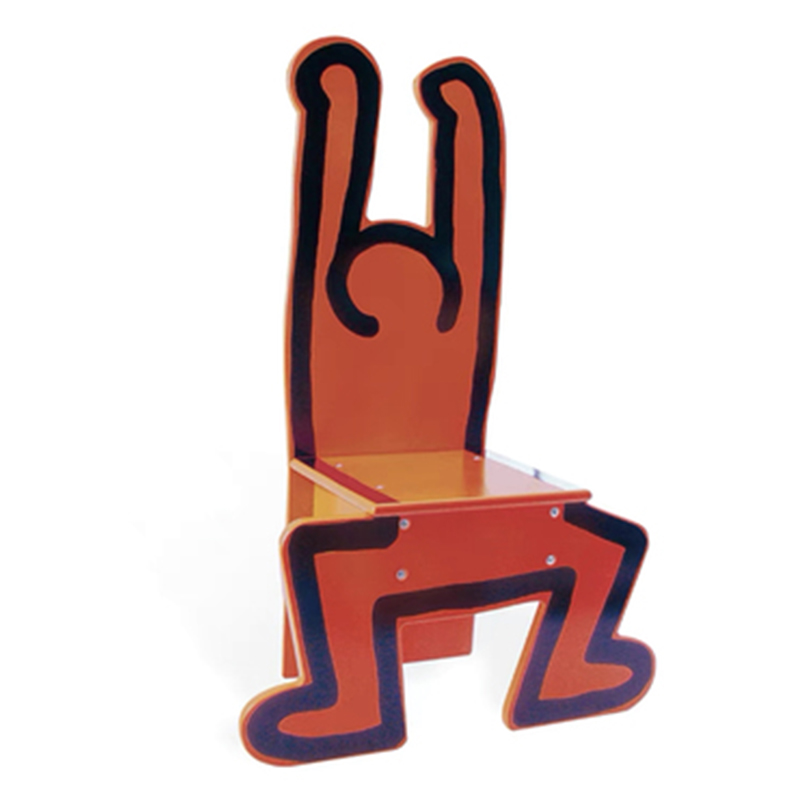 Детский стул Chaise Keith Haring Dancer Vilac Красный Красный в Уфе | Loft Concept 