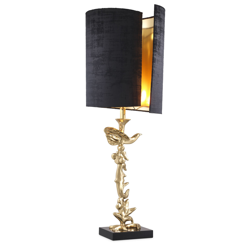 Настольная лампа Eichholtz Table Lamp Aras Латунь Черный в Уфе | Loft Concept 