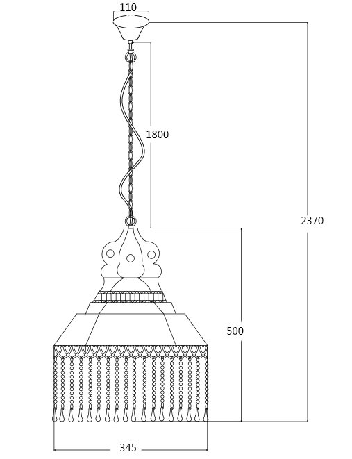 Люстра Loft Mosque Chandelier в Уфе