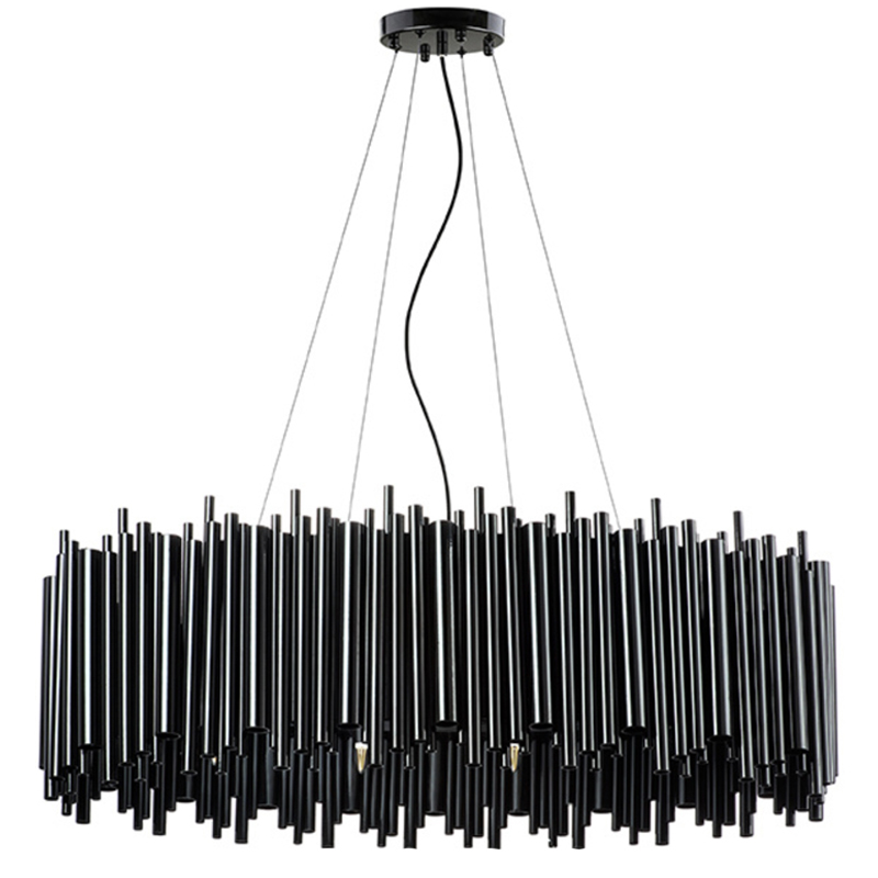 Люстра Delightfull Brubeck Chandelier Black Oval  в Уфе | Loft Concept 