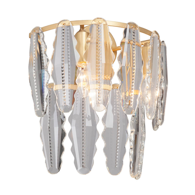 Бра Maogan Textured Sconce Золотой Прозрачный (Transparent) в Уфе | Loft Concept 