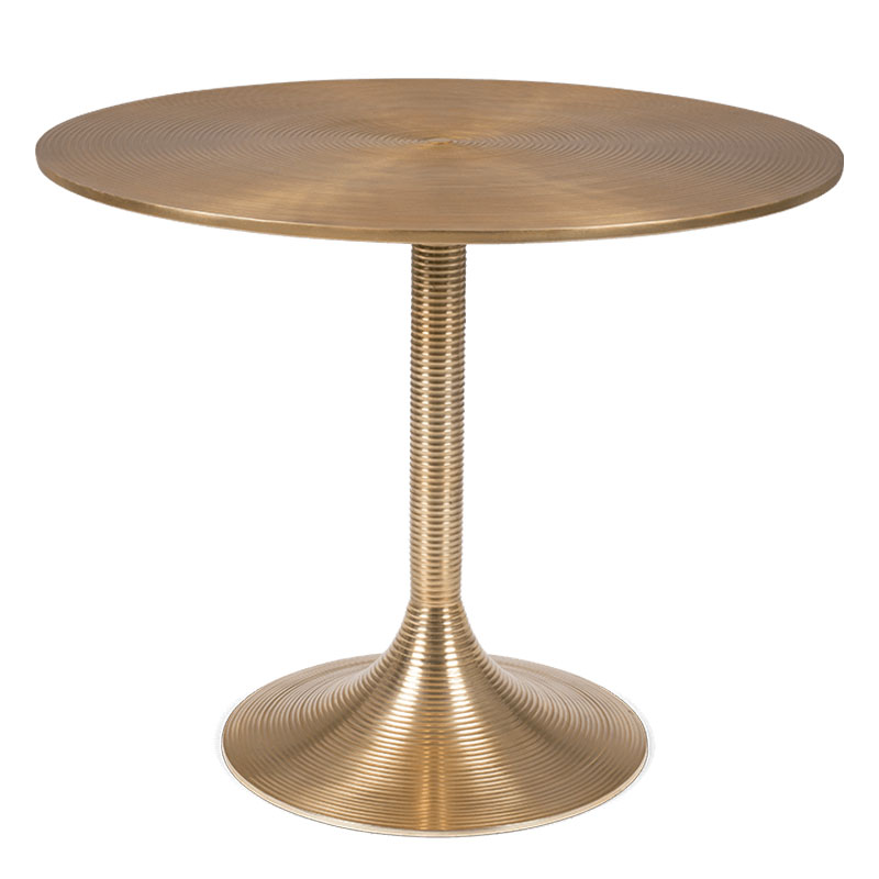 Кофейный столик HYPNOTISING ROUND COFFEE TABLE GOLD BM23002 Bold Monkey Золотой в Уфе | Loft Concept 