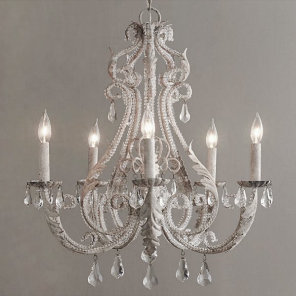 Restoration Hardware PALAIS Chandelier Белый винтажная патина   в Уфе | Loft Concept 