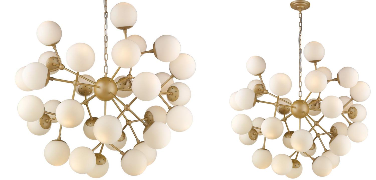 Люстра Berries Chandelier white matt 90 - фото