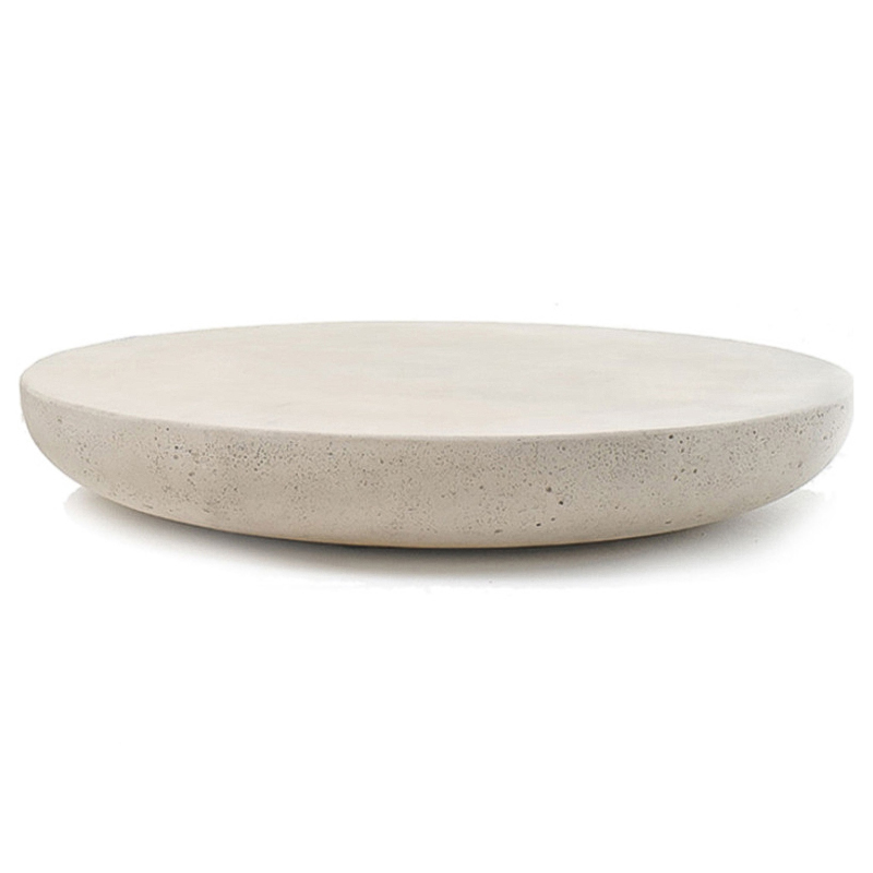 Кофейный стол Tori Round Travertine Coffee Table Бежевый в Уфе | Loft Concept 