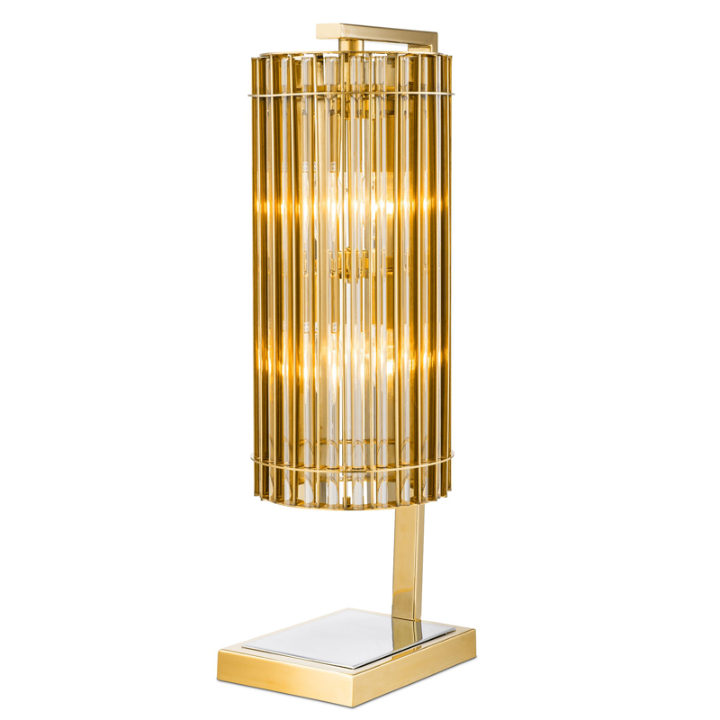 Настольная лампа Eichholtz Table Lamp Pimlico Gold Глянцевое золото Никель Золотой Шампань в Уфе | Loft Concept 