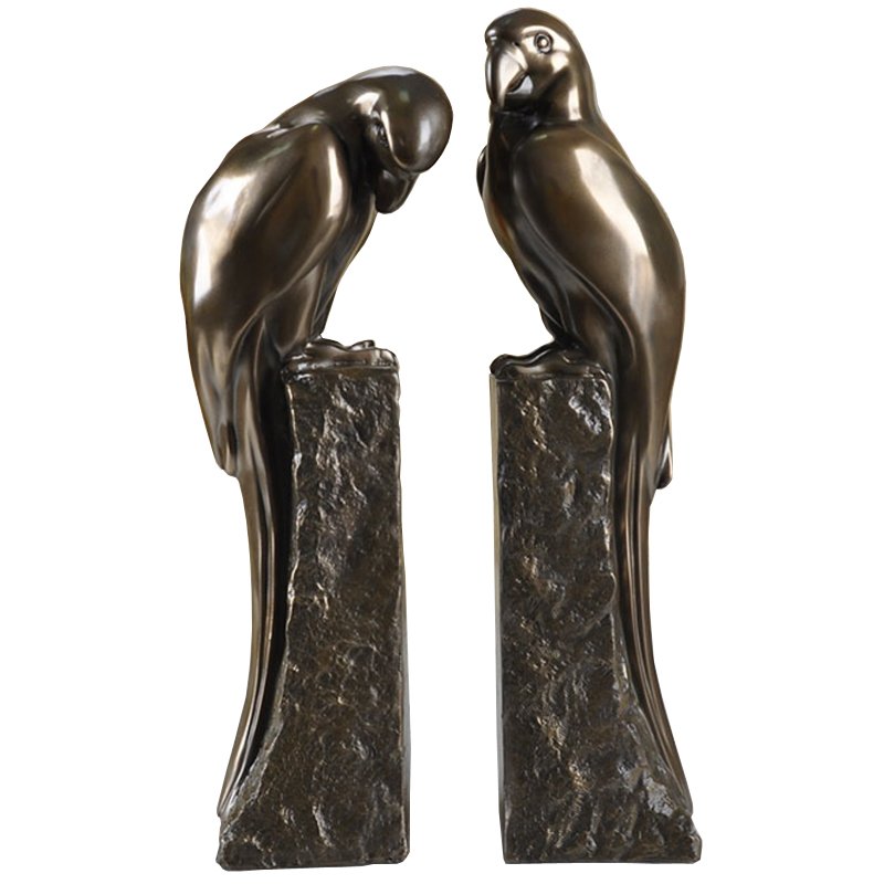 Держатель для книг Bookend Perroquet set of 2 Темная бронза в Уфе | Loft Concept 