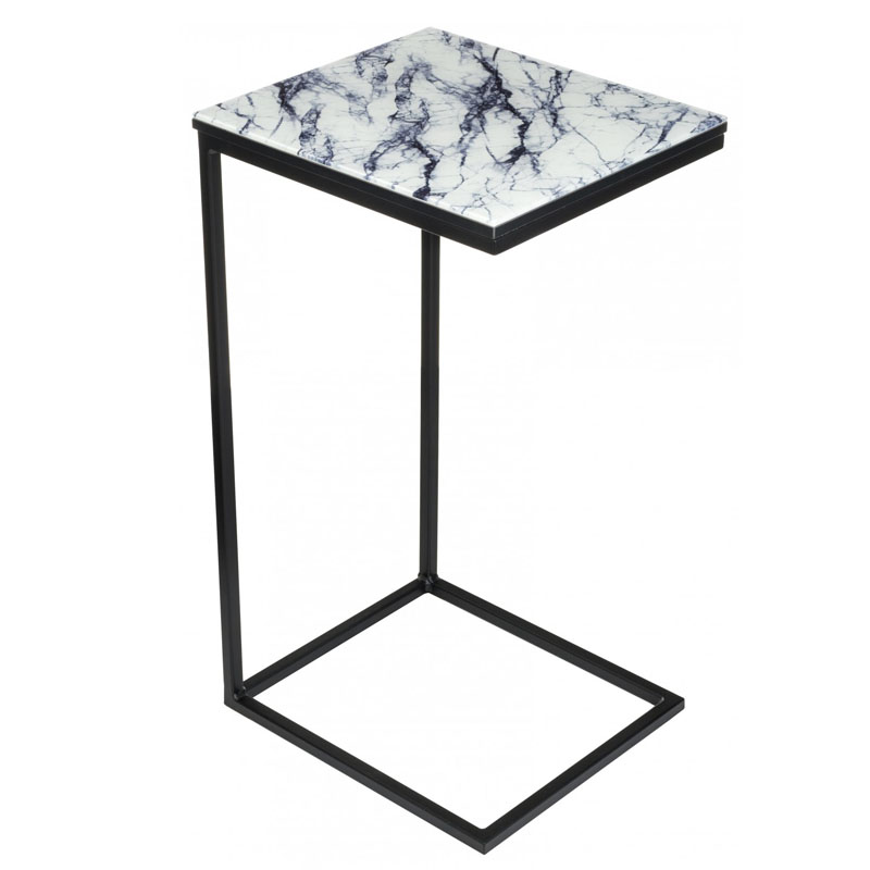 Приставной стол Zermatt Side Table white marble Белый Мрамор Bianco в Уфе | Loft Concept 