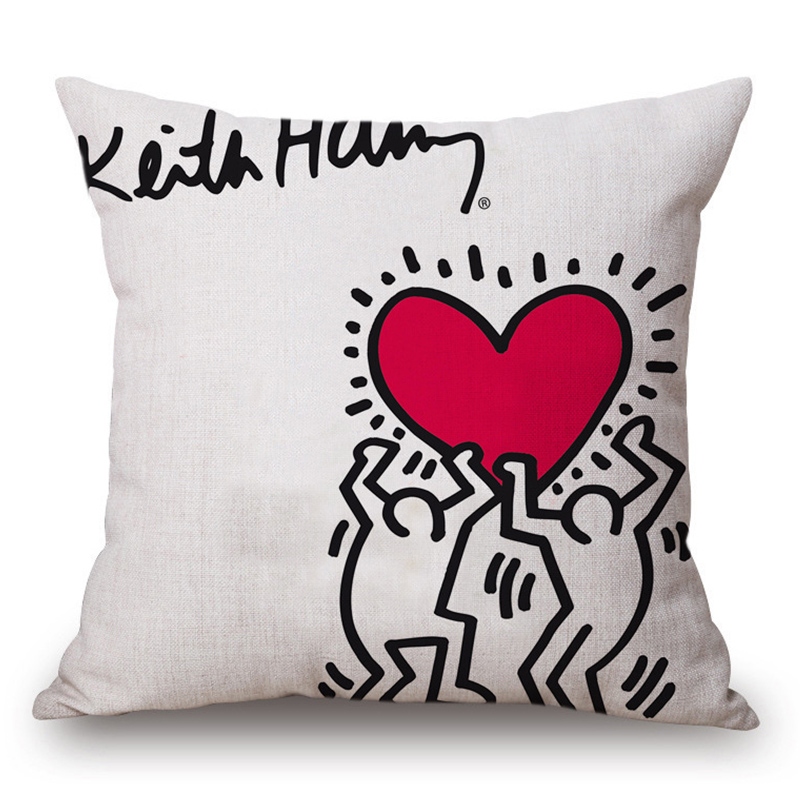 Подушка Keith Haring 11 Мульти в Уфе | Loft Concept 