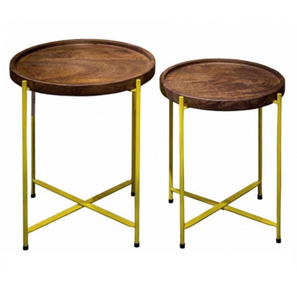 Комплект столиков Round side table set Акация в Уфе | Loft Concept 