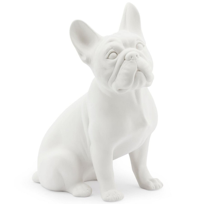 Статуэтка Abhika French Bulldog White Белый в Уфе | Loft Concept 