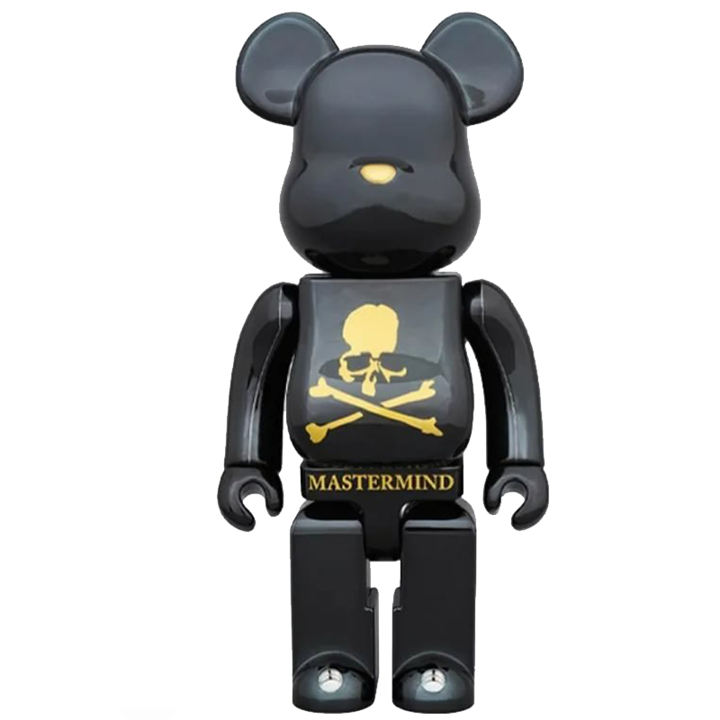 Статуэтка Bearbrick Black Mastermind Черный в Уфе | Loft Concept 