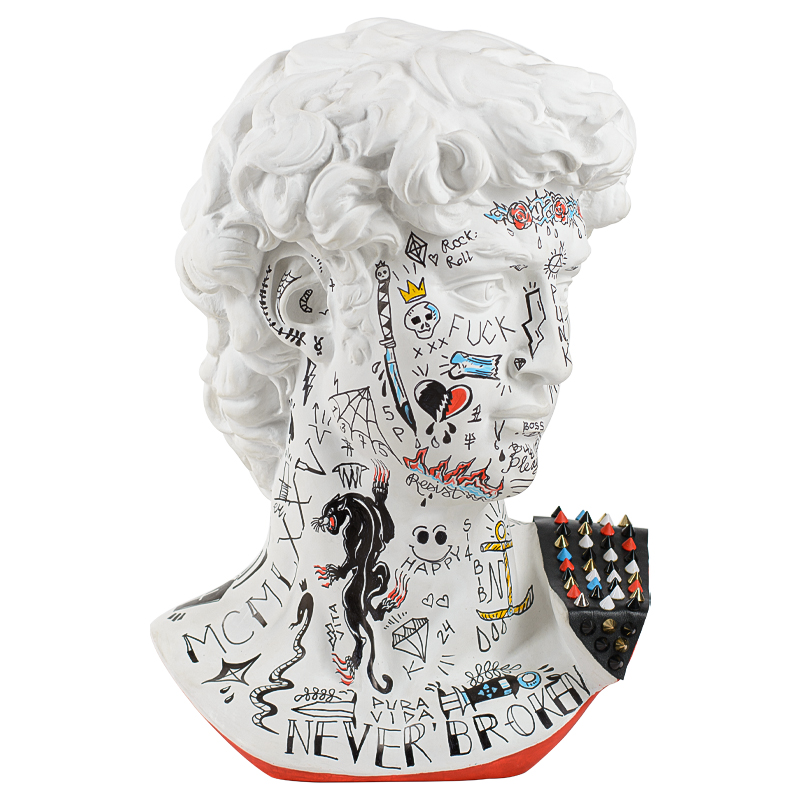 Статуэтка Bust of David PUNK Мульти в Уфе | Loft Concept 