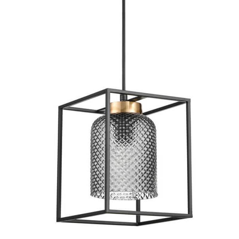 Подвесной светильник Myron Hanging lamp Черный Дымчатый (Smoke) в Уфе | Loft Concept 