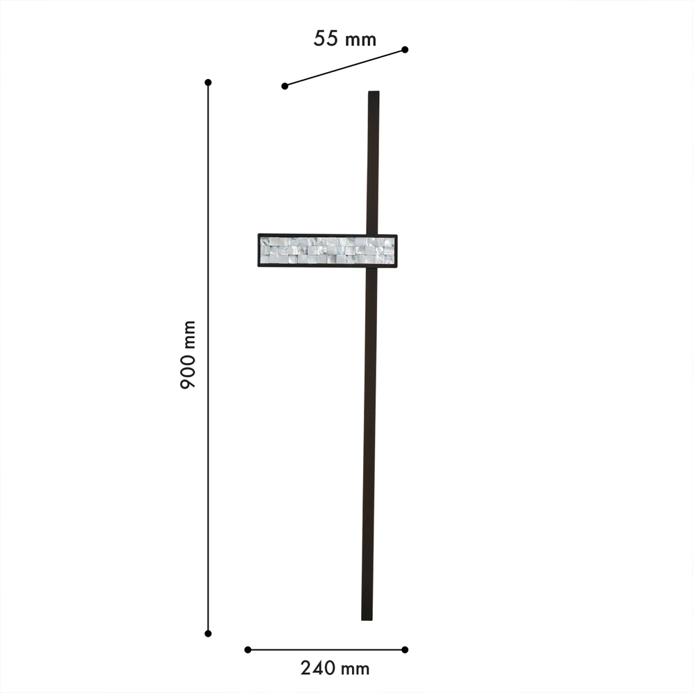 Бра с декором из перламутровой морской ракушки Touch of Marine Charm в Уфе