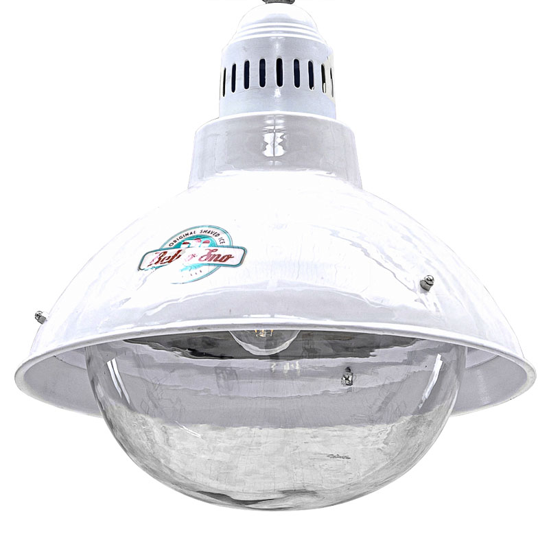 Подвесной светильник Visor Loft White Pendant Белый Прозрачный в Уфе | Loft Concept 