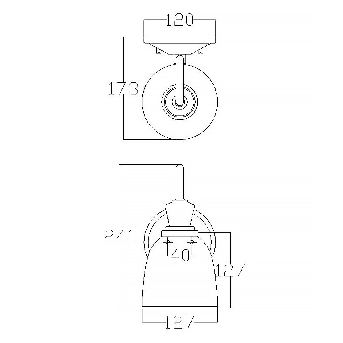 Бра с матовым ребристым плафоном в форме колокола Kichler в Уфе